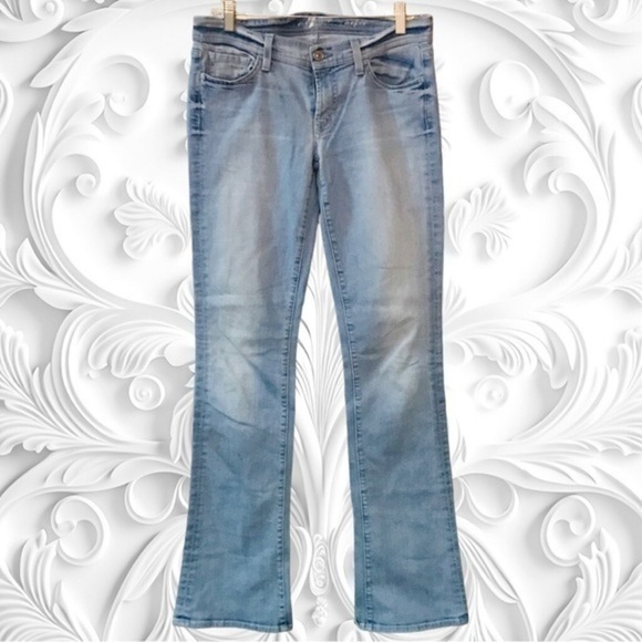 Seven For All Mankind Original Y2K “rocker” Low Rise Blue Bootcut Jeans - Picture 1 of 2